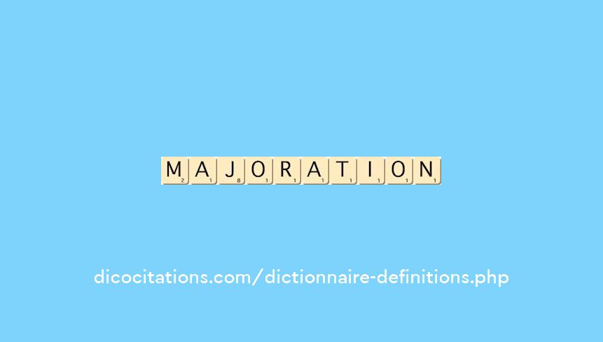 majoration