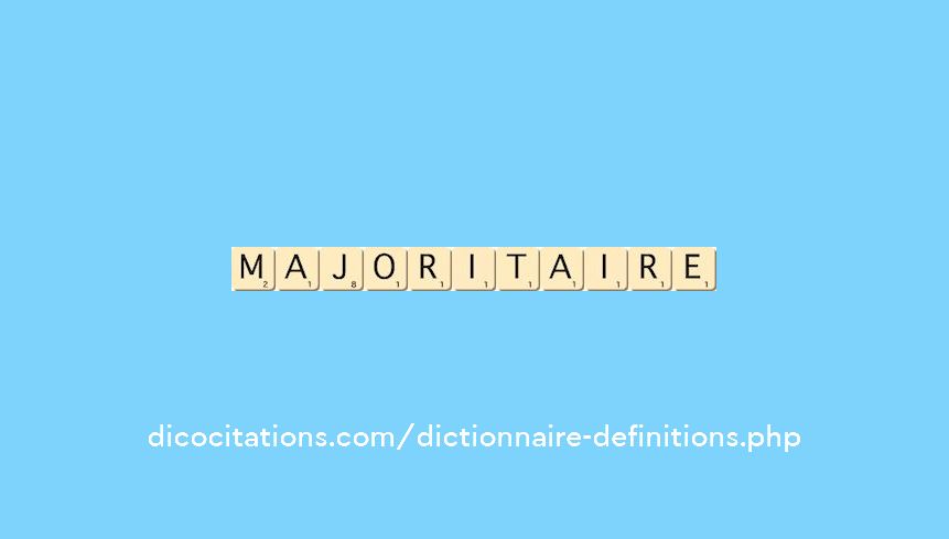 majoritaire