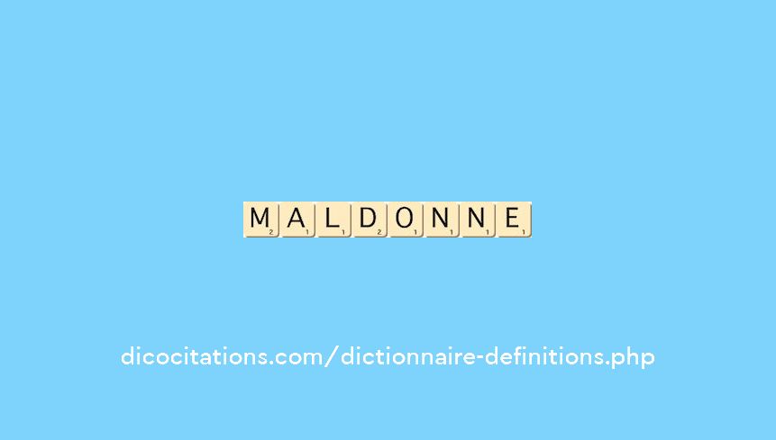 maldonne maldonne