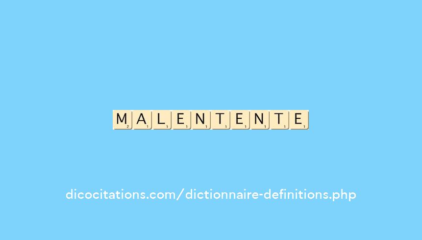 malentente