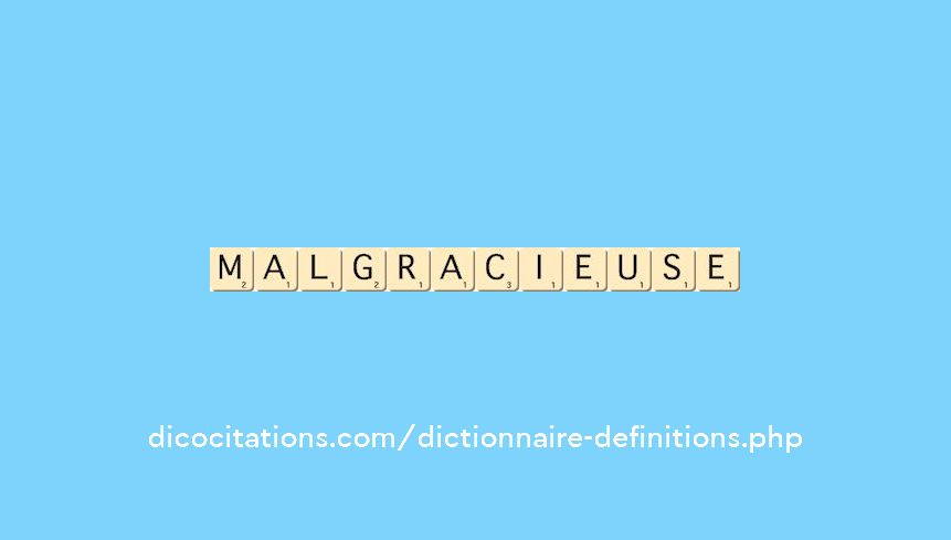 malgracieuse malgracieuse