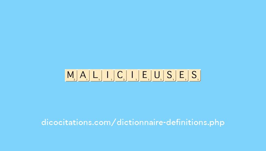 malicieuses malicieuses