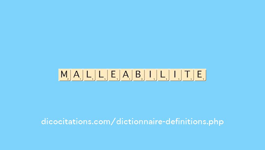 malleabilite