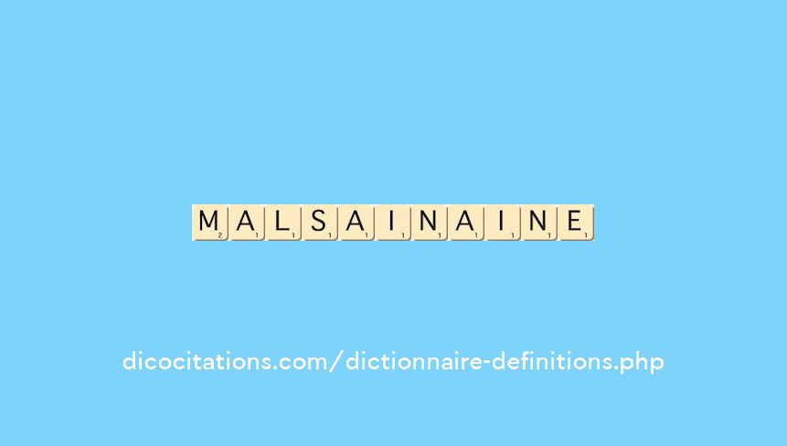 malsain--aine