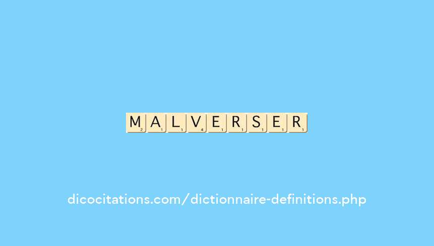malverser
