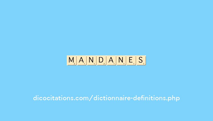 mandanes