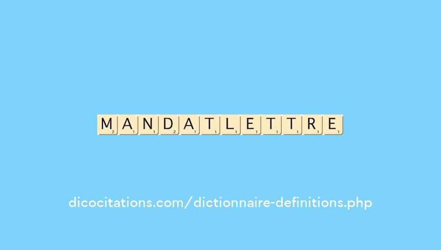 mandat-lettre mandat-lettre
