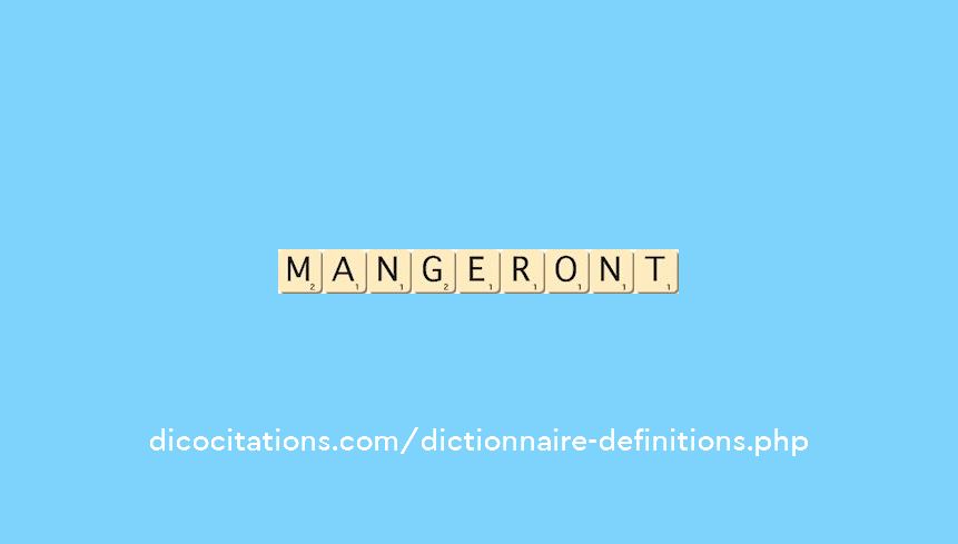 mangeront mangeront