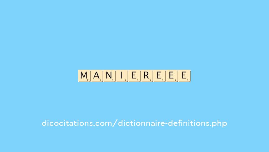 maniere--ee