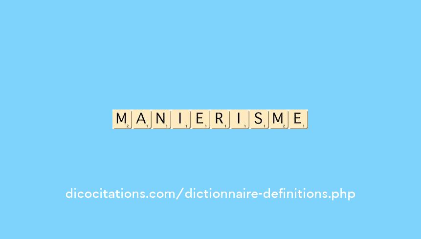manierisme