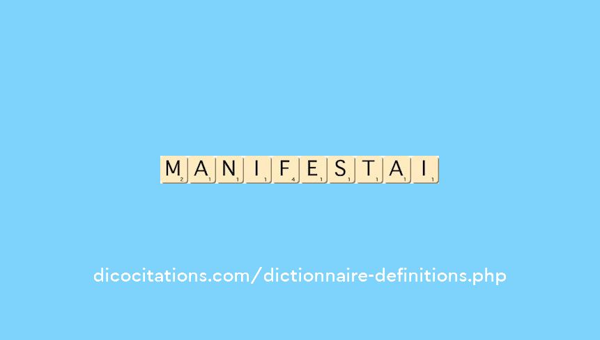 manifestai manifestai