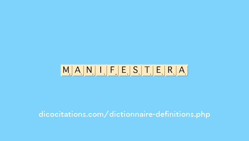 manifestera manifestera