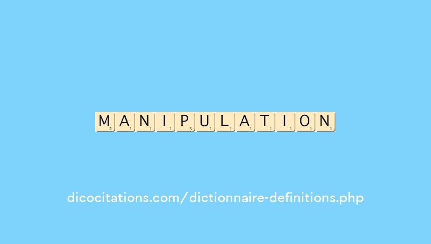 manipulation