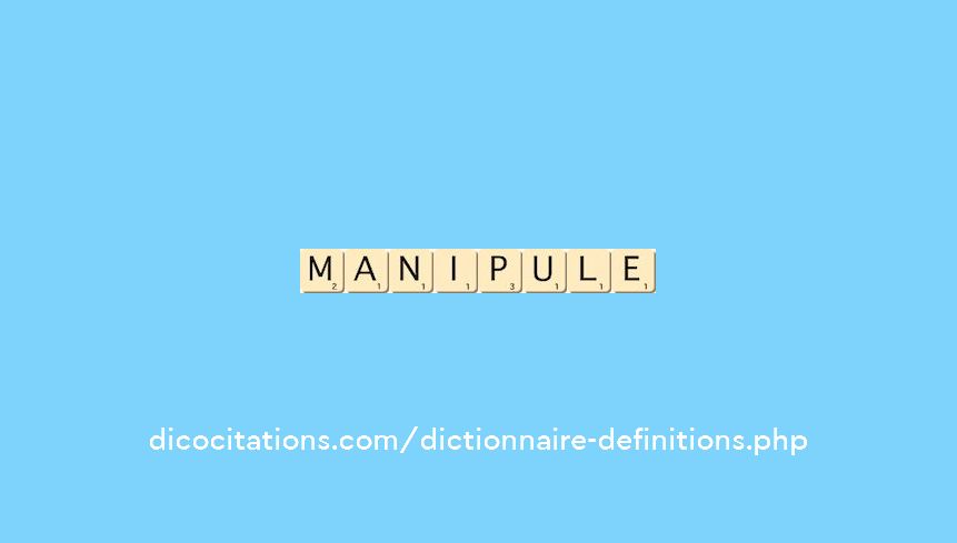 manipule