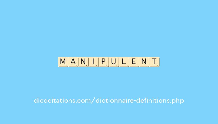 manipulent manipulent