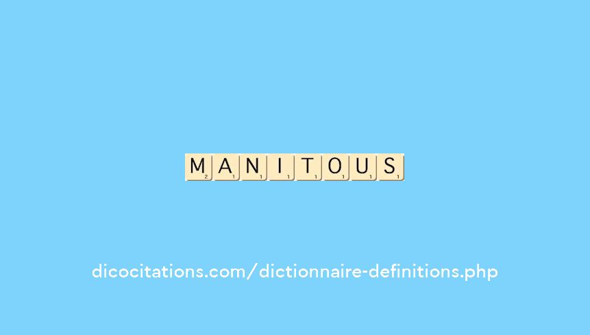 manitous manitous