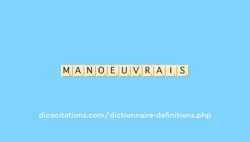manoeuvrais manoeuvrais