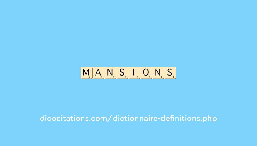 mansions