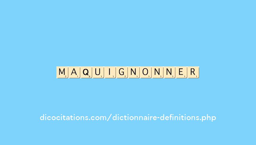 maquignonner