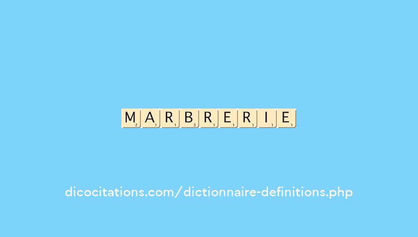 marbrerie marbrerie