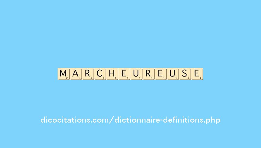 marcheur--euse