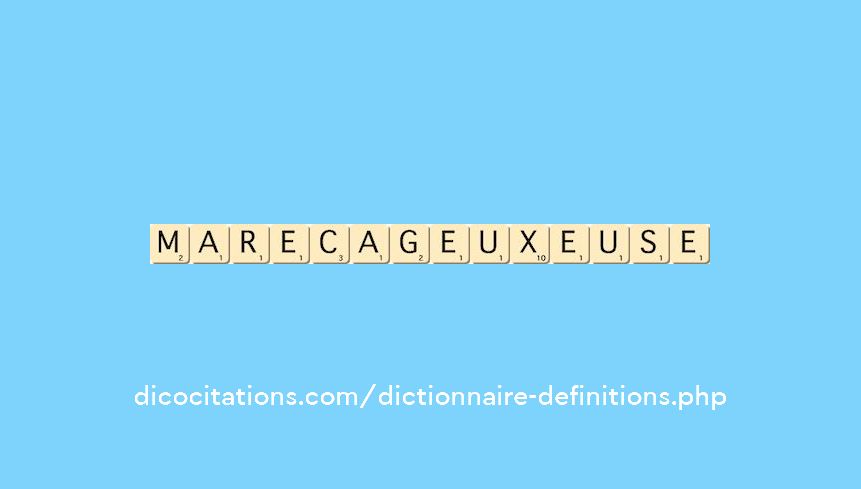 marecageux--euse