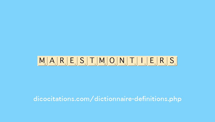 marestmontiers