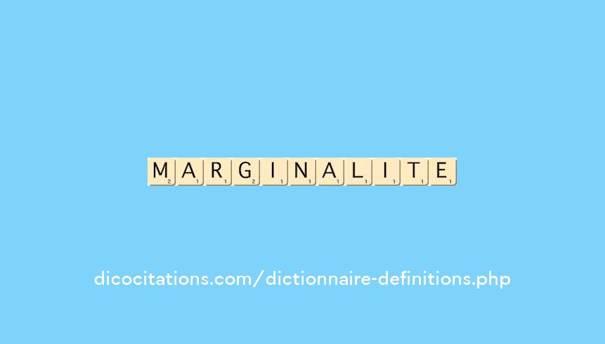 marginalite marginalite