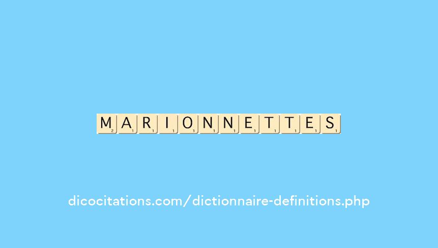 marionnettes marionnettes