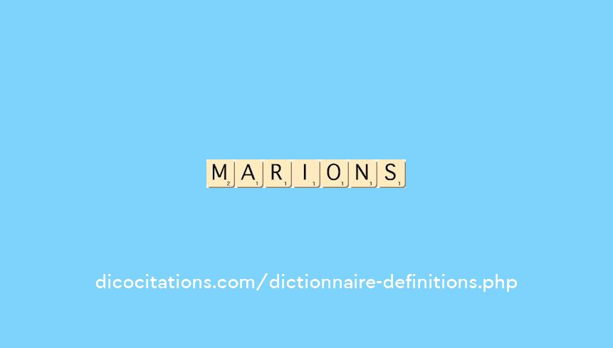marions marions