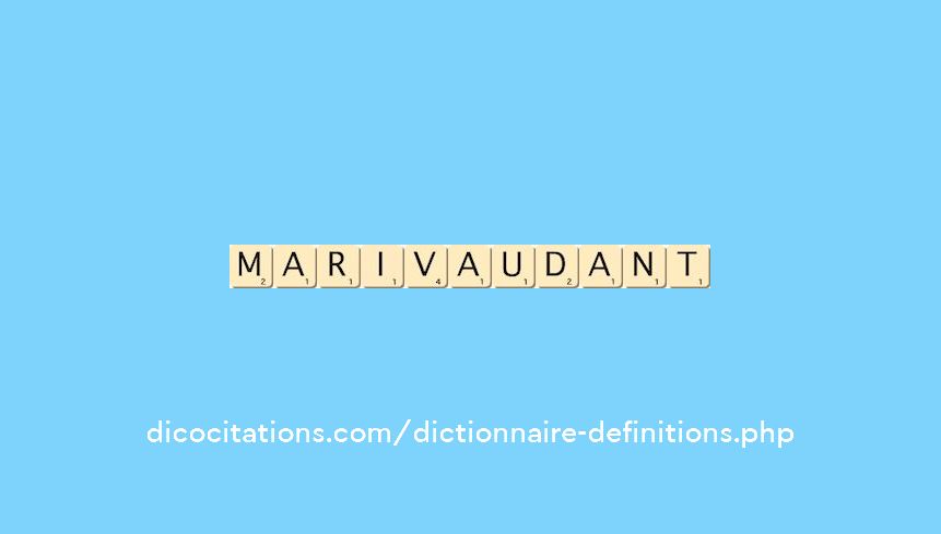 marivaudant