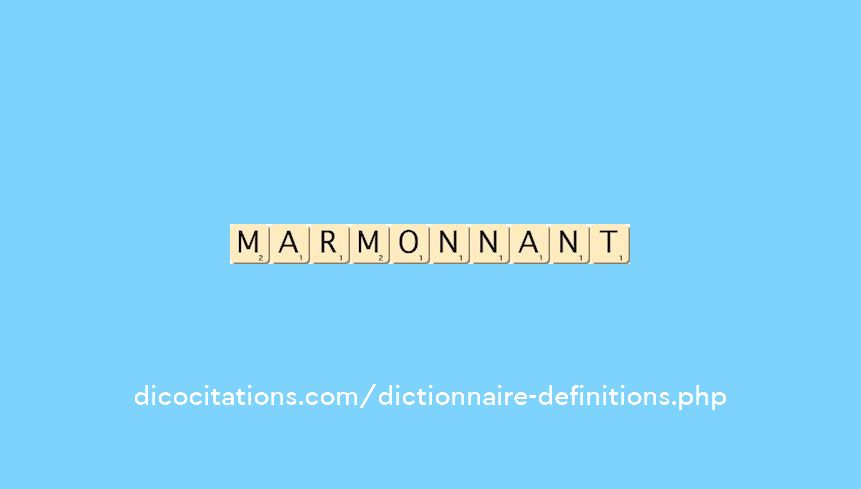 marmonnant marmonnant