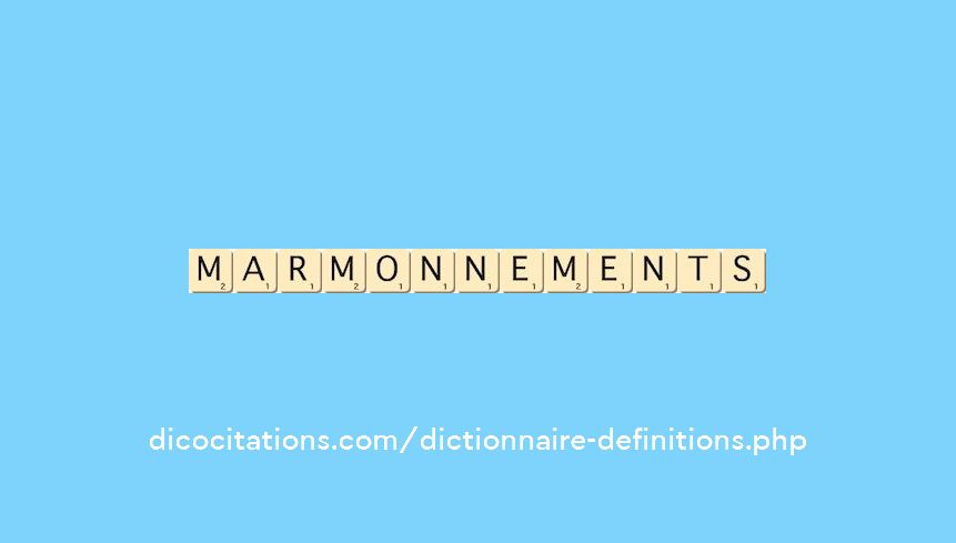 marmonnements
