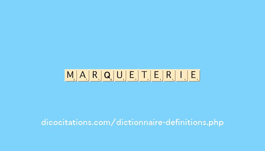marqueterie marqueterie