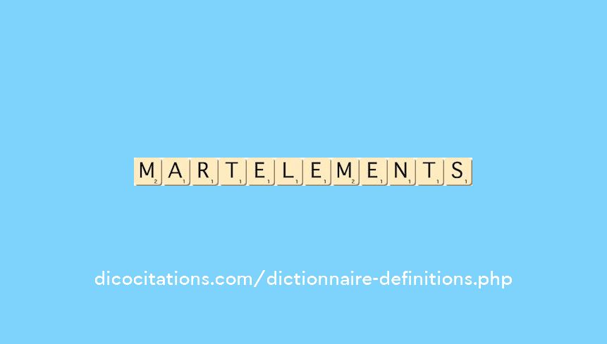 martelements martelements