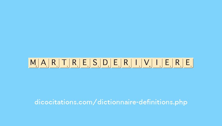martres-de-riviere