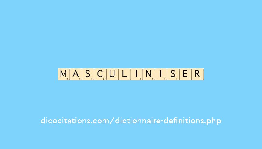 masculiniser