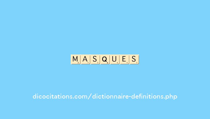 masques masques