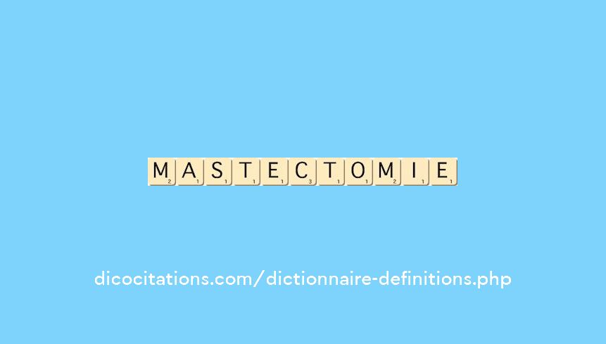 mastectomie mastectomie
