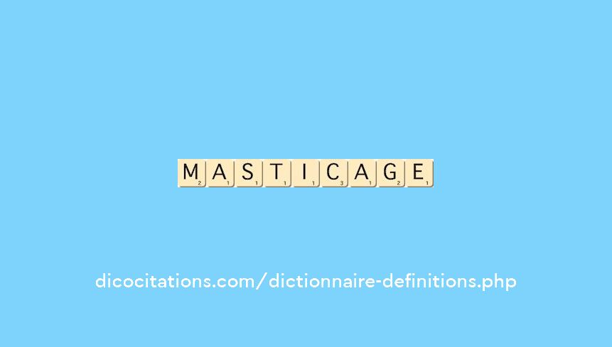 masticage masticage