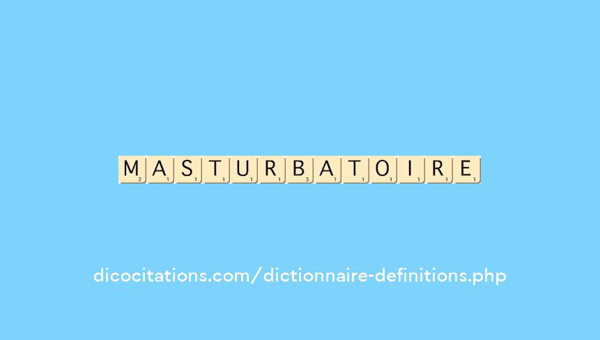 masturbatoire