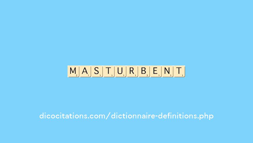 masturbent