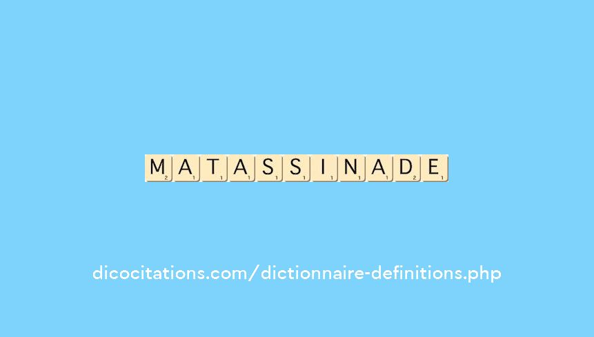 matassinade