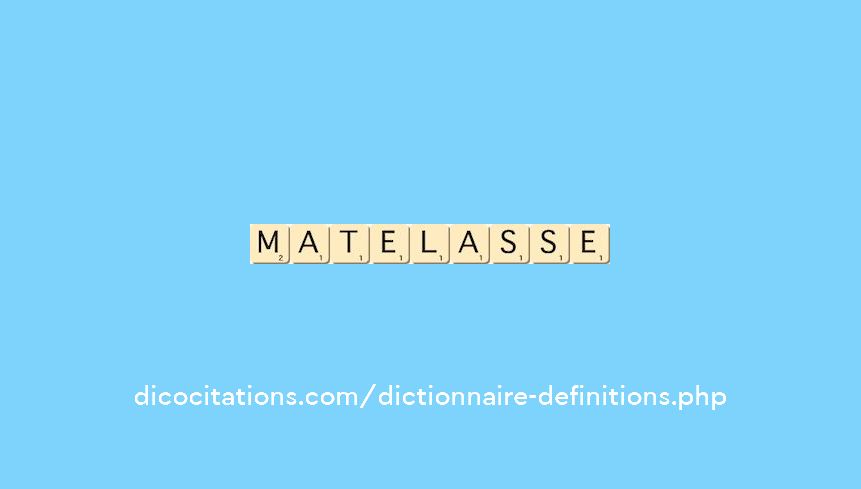 matelasse