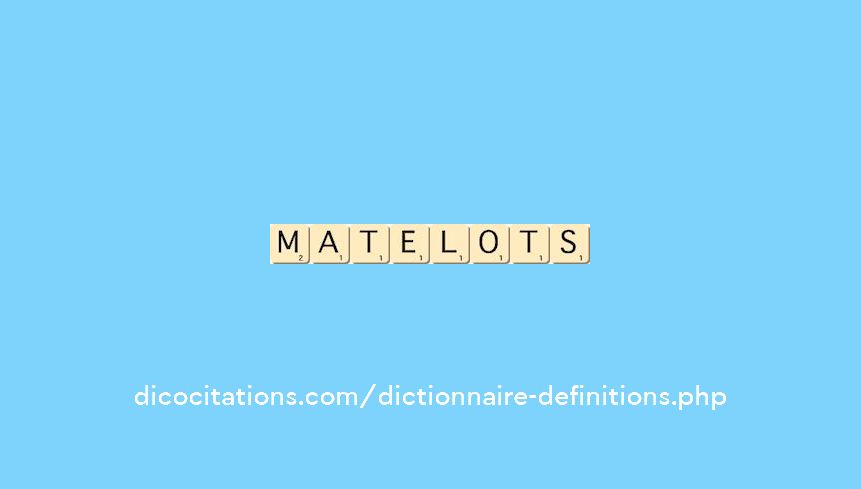 matelots matelots