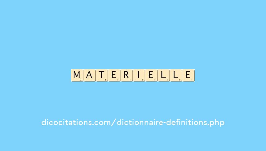 materielle materielle