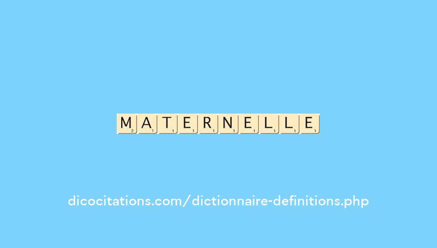 maternelle maternelle