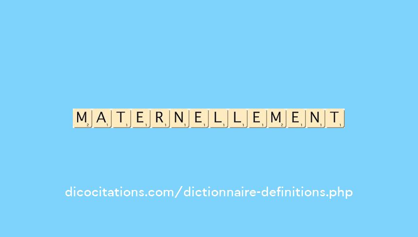 maternellement maternellement