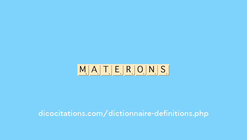 materons materons