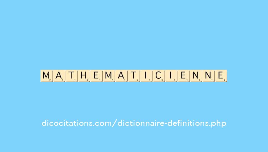 mathematicienne mathematicienne